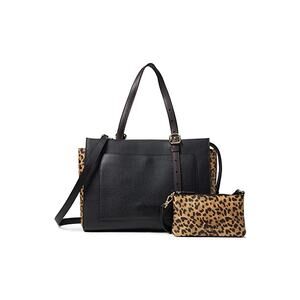 NWT Cole Haan Women 3-in-1 Tote Handbags ,Leopard Print/Black/Dark Chocolate- OS
